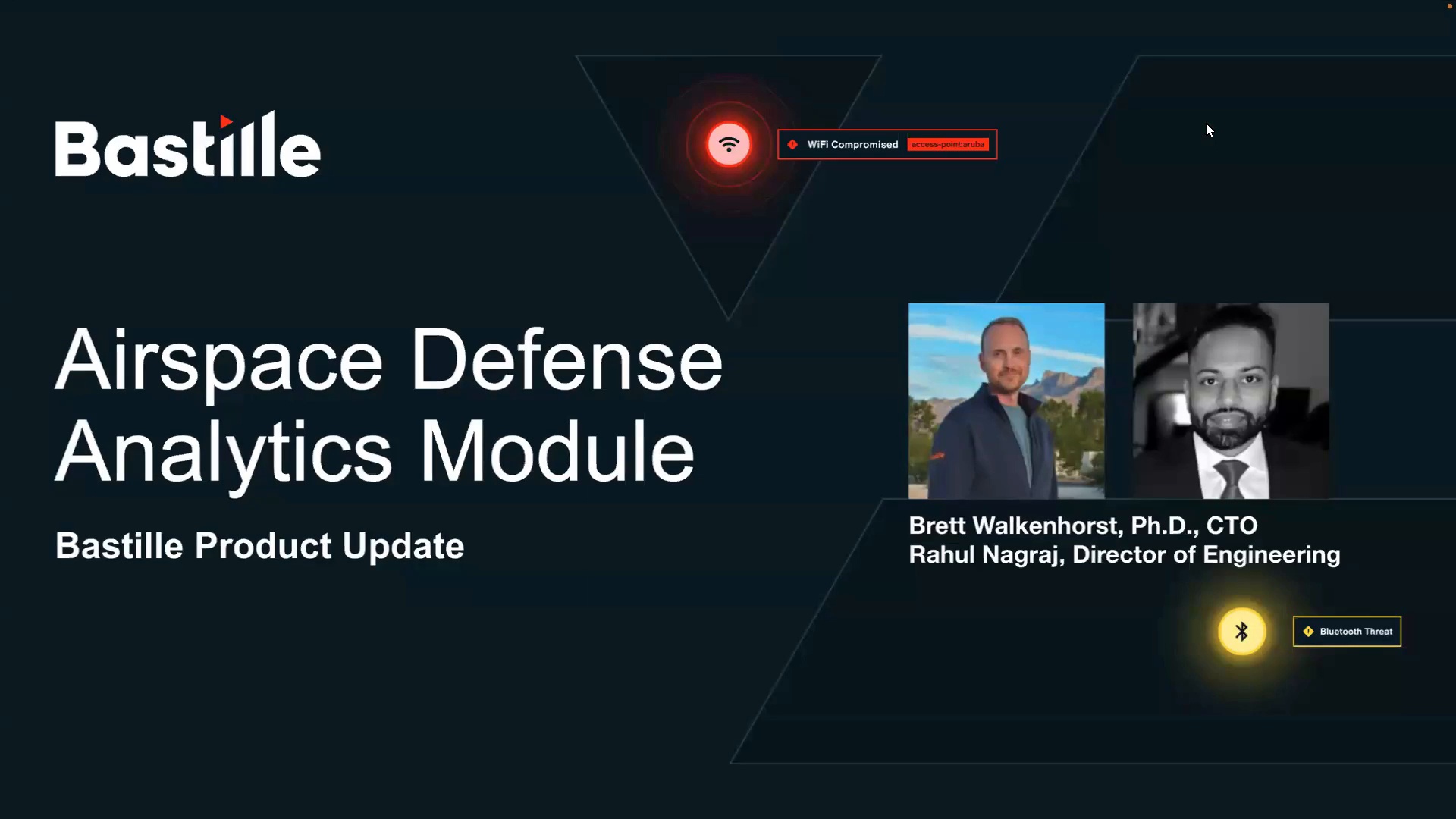 Webinar - Bastille Product Updates: Airspace Defense Analytics Module - Jan 30 2025