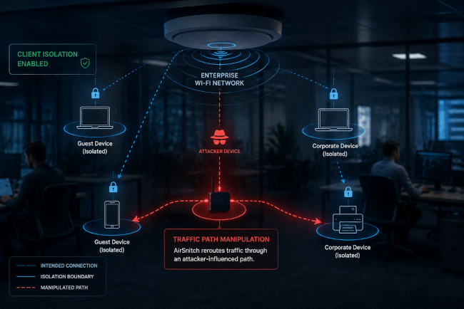 Airsnitch: how client isolation fails in enterprise wi-fi: airsnitchgraphi smaller