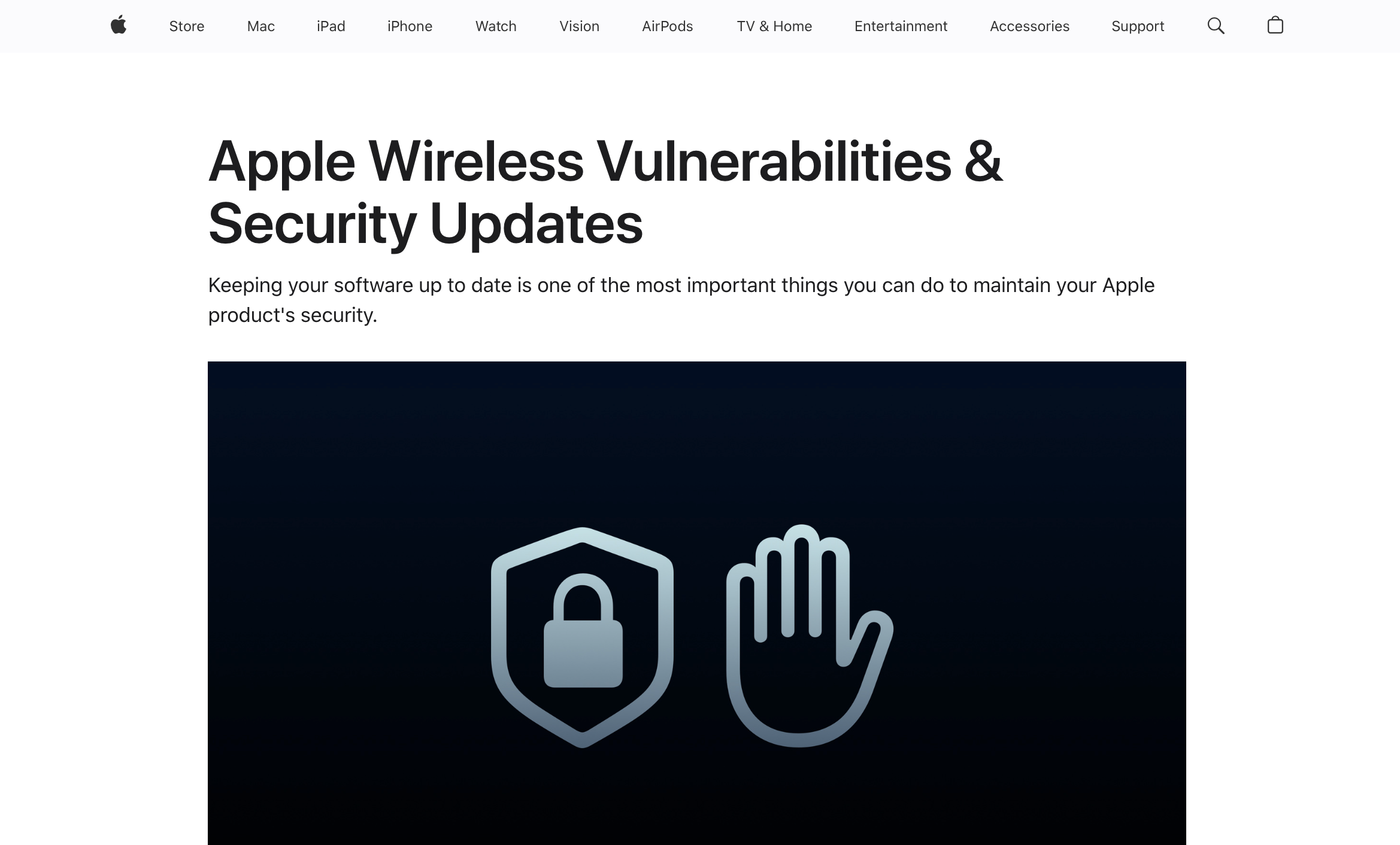 Apple Security Vulnerabilities on Wireless Devices