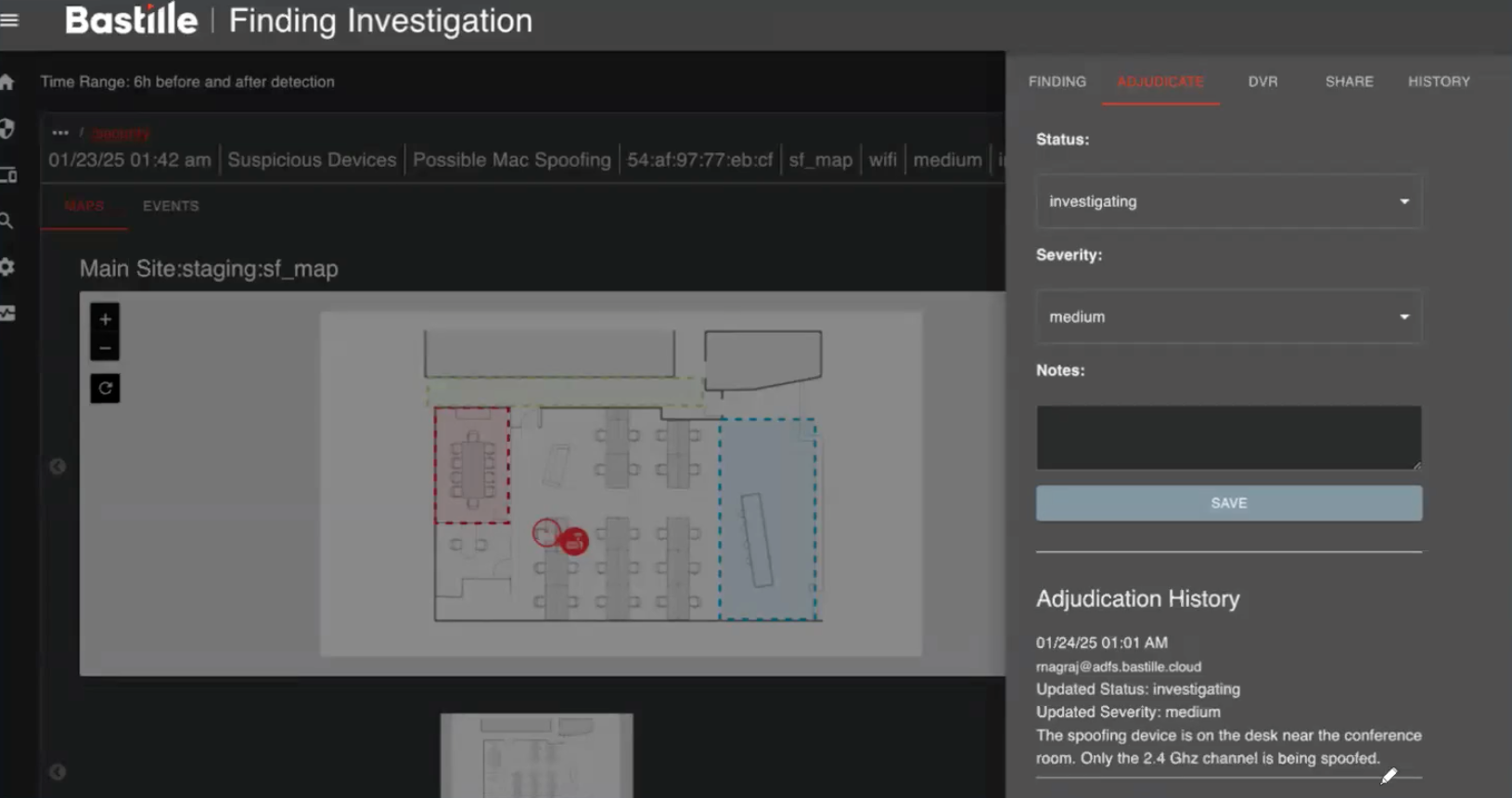 Airspace Defense Analytics Module